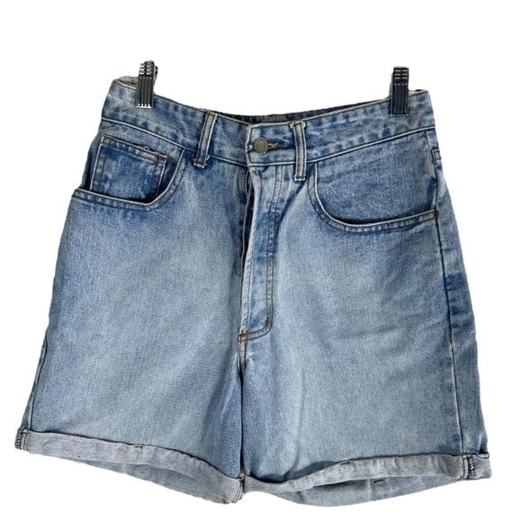 Guess Vintage 90s Denim High Waisted Shorts - Picture 1 of 6